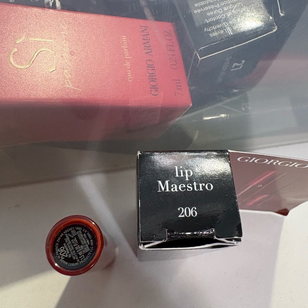 Armani Lip Maestro Intense Velvet Color 206 - Picture 4 of 4